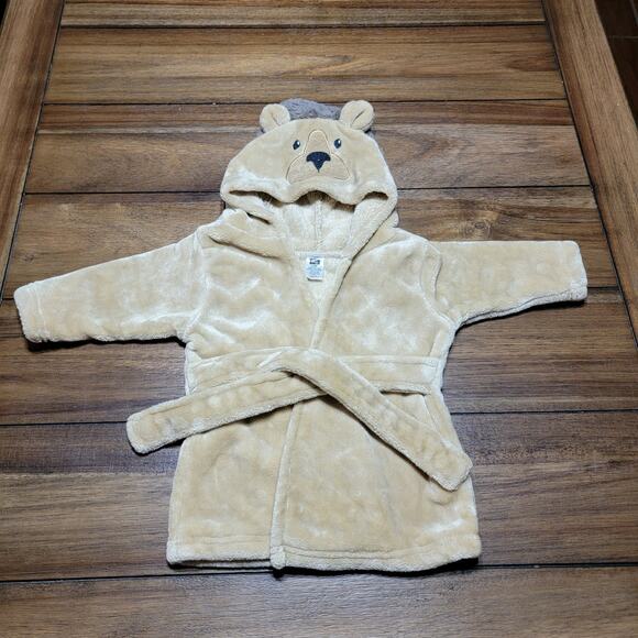 HB Infant Lion's Head Hooded Heavy Robe - Size 0-9M - Picture 1 of 4